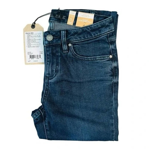 prAna Sienna Jean Deep Blue Stretch Denim Size 2/26 Regular MSRP $109 NEW - Picture 5 of 10
